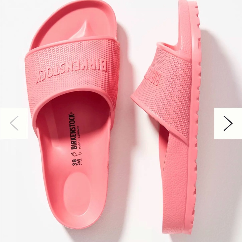 Birkenstock Bright Coral Slides